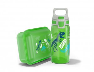 Sigg Set Viva Lunchbox Jurassica Kids Water Bottle | 384-KWQXND