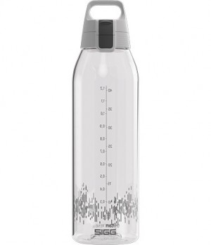 Sigg Total Clear One Myplanet Anthracite 1.5l Sport Water Bottle Dark Grey | 407-SVCIDK