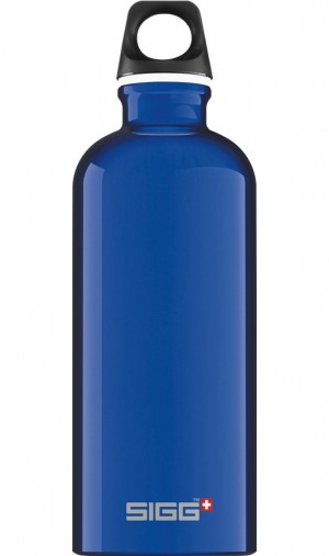 Sigg Traveller 0.6l Water Bottle Dark Blue | 420-HXRIET