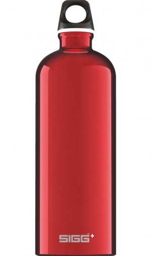 Sigg Traveller 1l Water Bottle Red | 931-DLCQZP