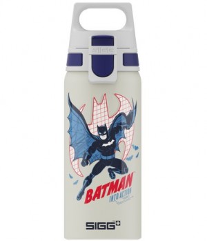 Sigg Wmb One Batman Into Action 0.6l Kids Water Bottle White | 940-RJYQBO