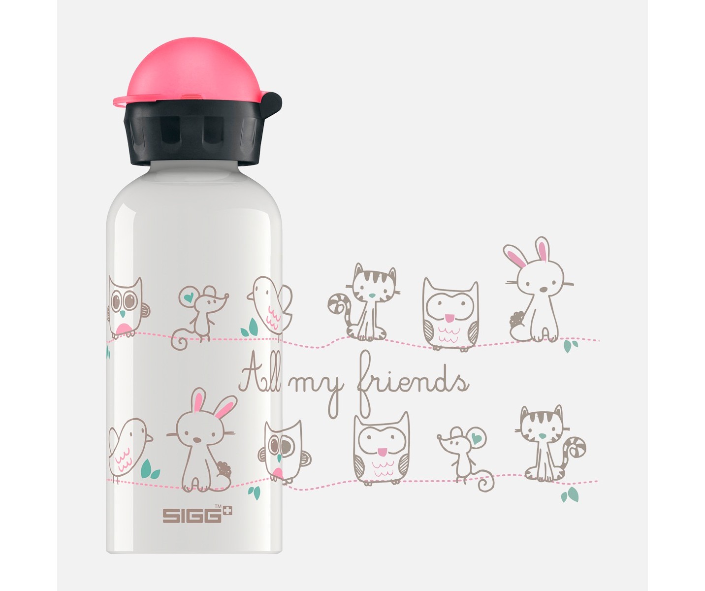 Sigg All My Friends 0.4l Kids Water Bottle | 103-MQTSXC