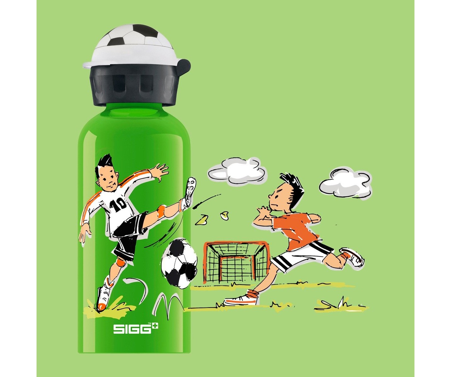 Sigg Footballcamp 0.4l Kids Water Bottle | 672-SBWXNQ