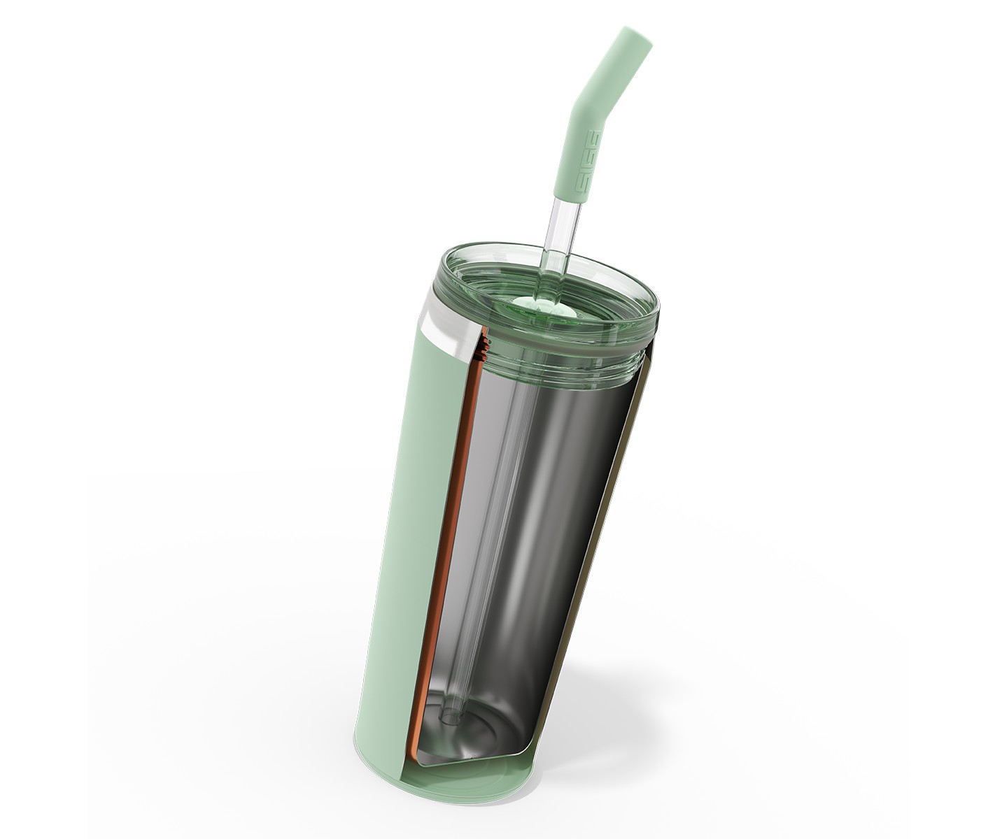 Sigg Helia Milky 0.6l Travel Mugs Green | 397-KBLOXY