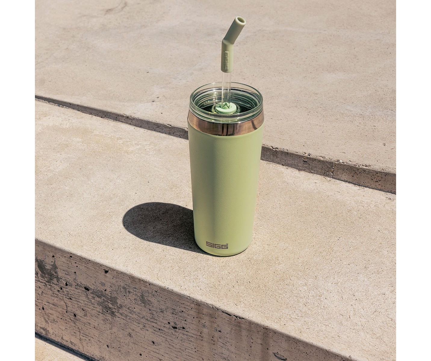 Sigg Helia Milky 0.6l Travel Mugs Green | 397-KBLOXY