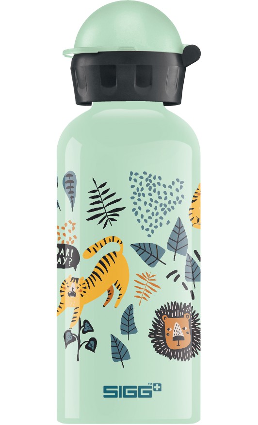 Sigg Kbt Jungle Tzz 0.4l Kids Water Bottle Green | 237-AZGDXV