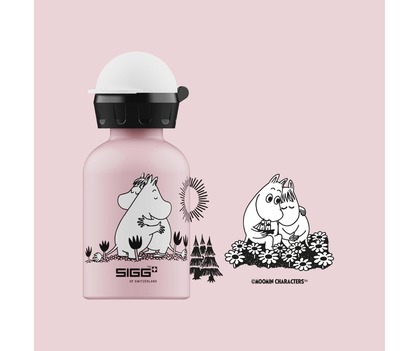 Sigg Kbt Moominlove 0.3l Kids Water Bottle | 379-XLERTY