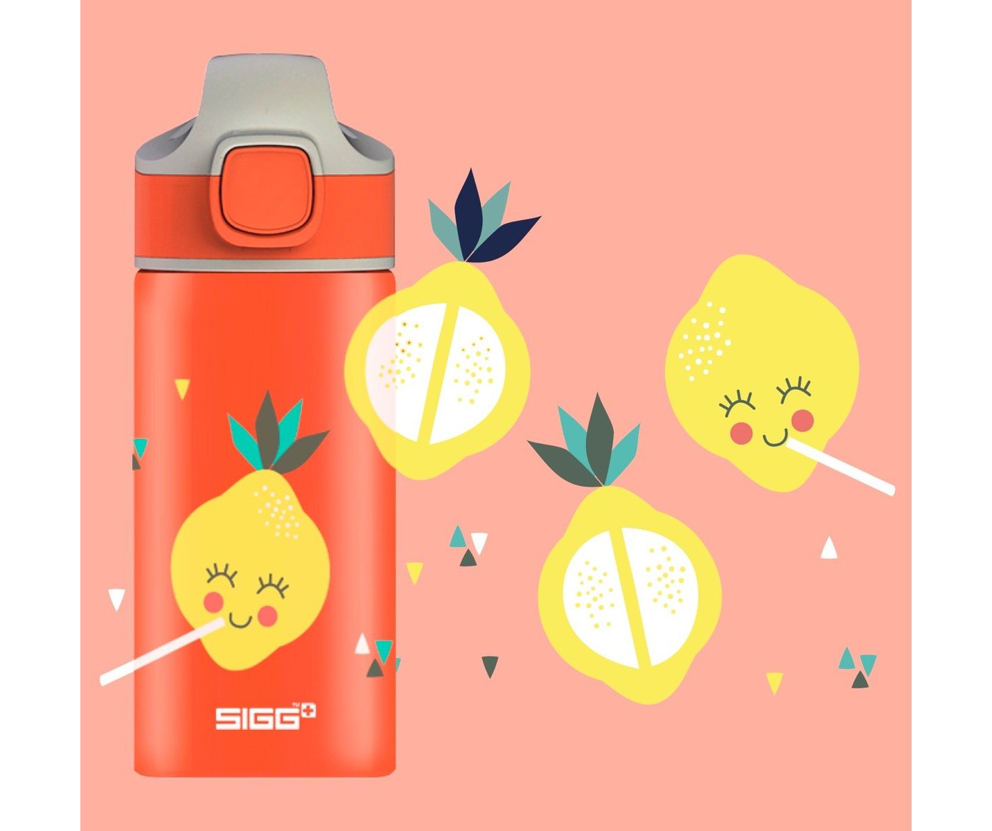 Sigg Miracle 0.4l Kids Water Bottle Lemon | 012-ZEWSLG