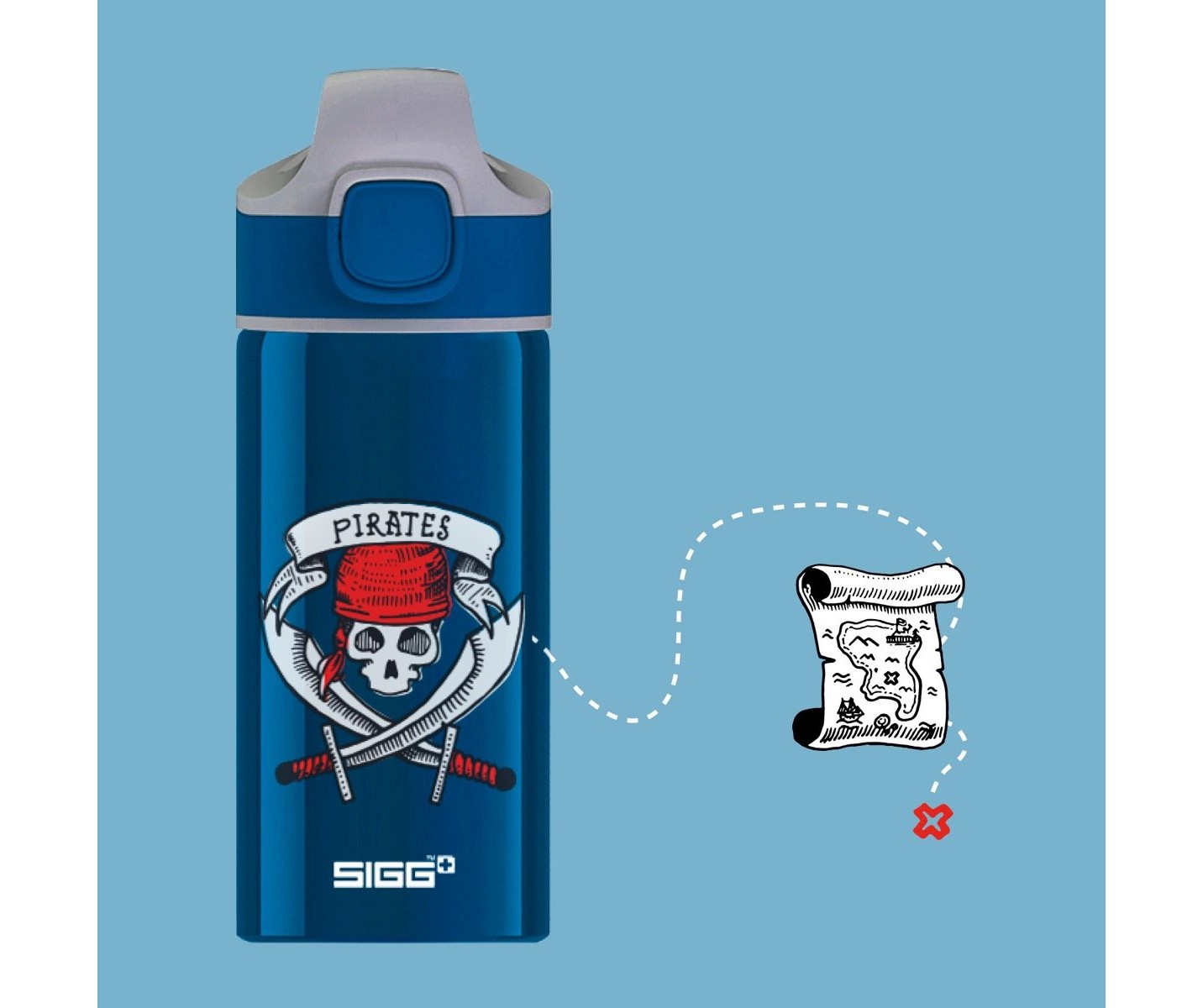 Sigg Miracle Pirates 0.4l Kids Water Bottle | 279-VAPMKB