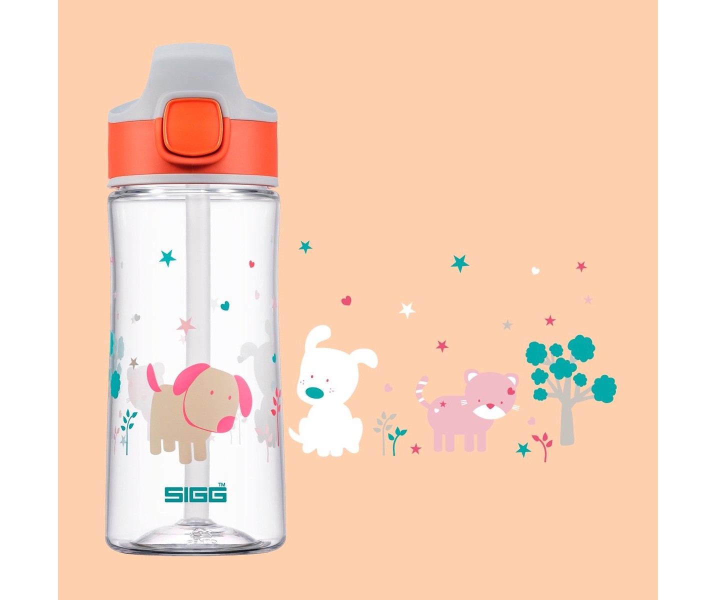 Sigg Miracle Puppy Friend 0.45l Kids Water Bottle | 825-VJFKUC