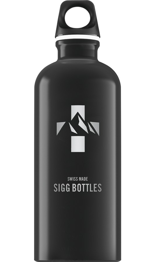 Sigg Mountain 0.6l Water Bottle Blue Black | 713-HUWCNR