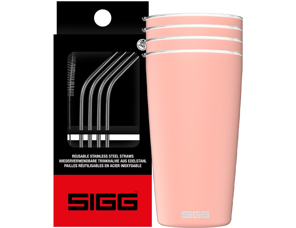 Sigg Neso & Straws Shy Large Sets Pink | 592-XLGSTA