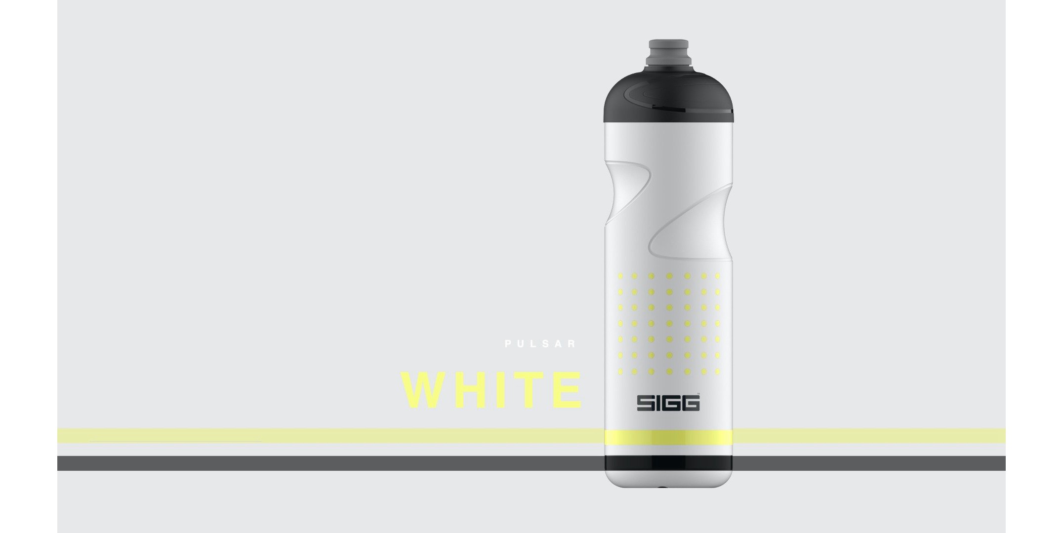 Sigg Pulsar 0.75l Sport Water Bottle White | 042-HBYCRZ