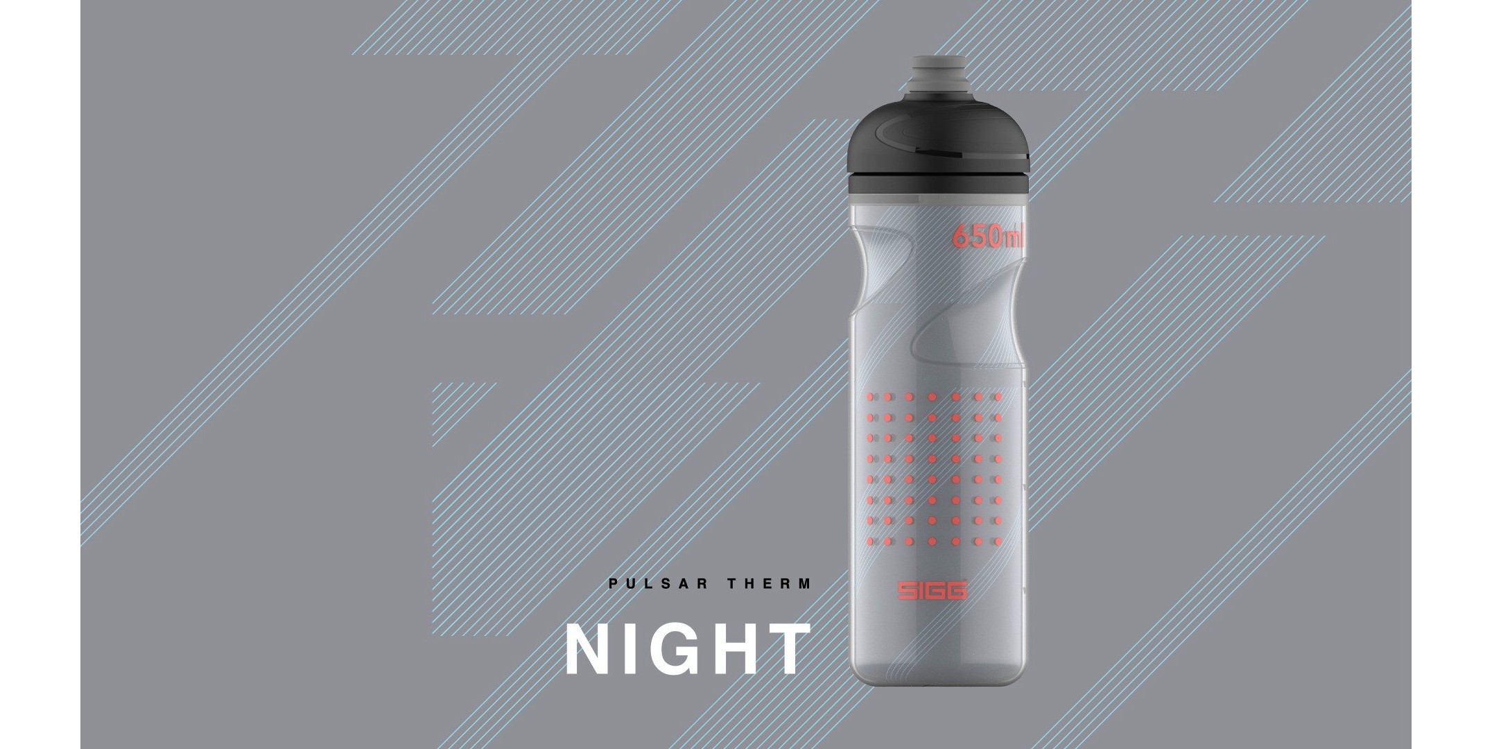 Sigg Pulsar Therm Night 0.65l Sport Water Bottle | 927-KXZLUE