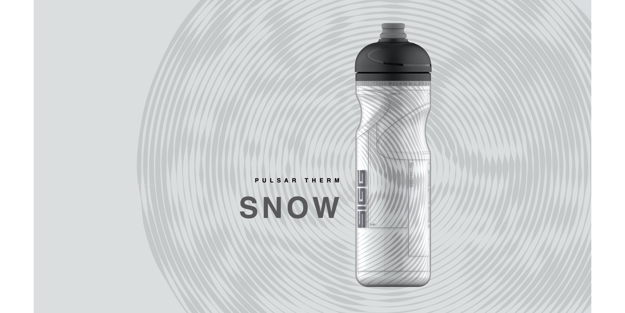 Sigg Pulsar Therm Snow 0.65l Water Bottle White | 027-XZBSYM