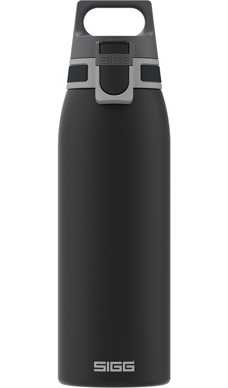 Sigg Shield One 1.0l Water Bottle Black | 684-TRNOMA