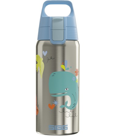 Sigg Shield Therm One Whale Friend 0.5l Kids Water Bottle | 601-YAJBMO