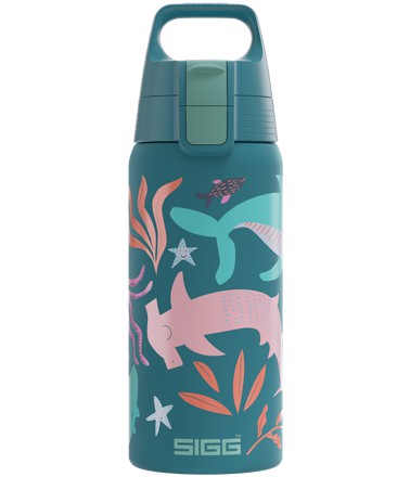 Sigg Shield Therm One World 0.5l Kids Water Bottle Blue | 279-BVINRY