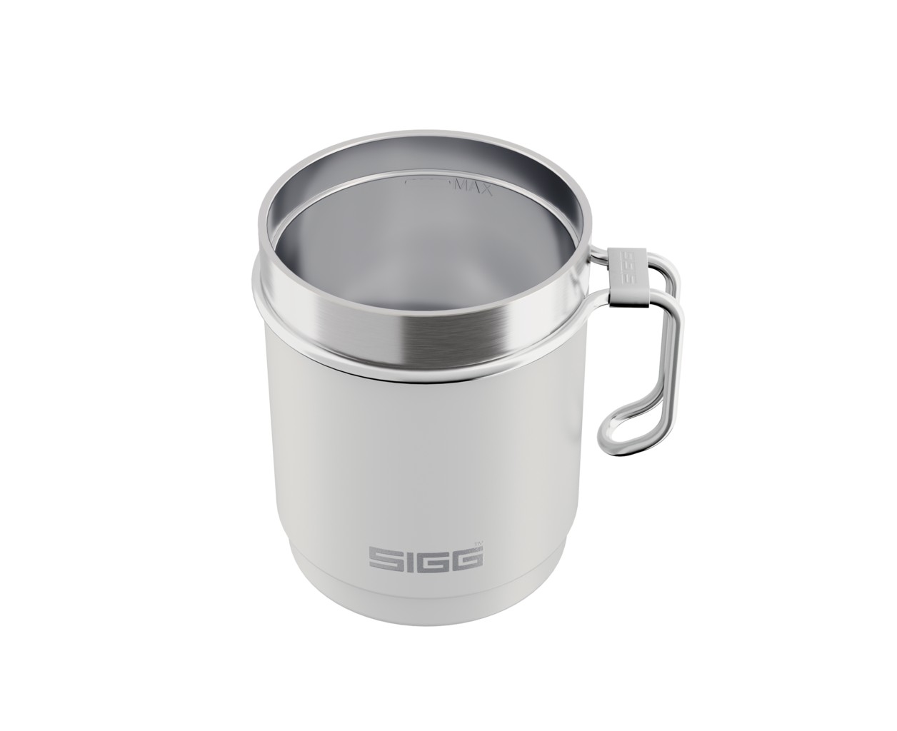 Sigg Snow 0.36l Travel Mugs White | 123-NGRWTY