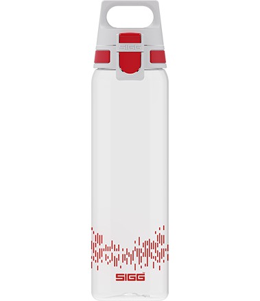 Sigg Total Clear One Myplanet 0.75l Sport Water Bottle Red | 906-DNBFVI