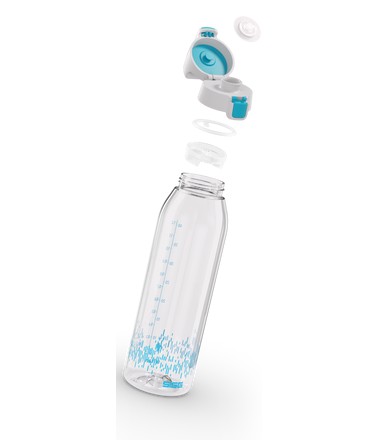 Sigg Total Clear One Myplanet Aqua 1.5l Water Bottle Light Turquoise | 970-BIZDSG