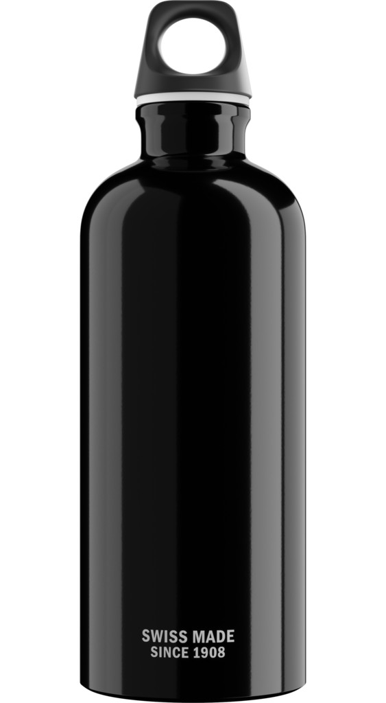 Sigg Traveller 0.6l Water Bottle Black | 429-BSPWMV