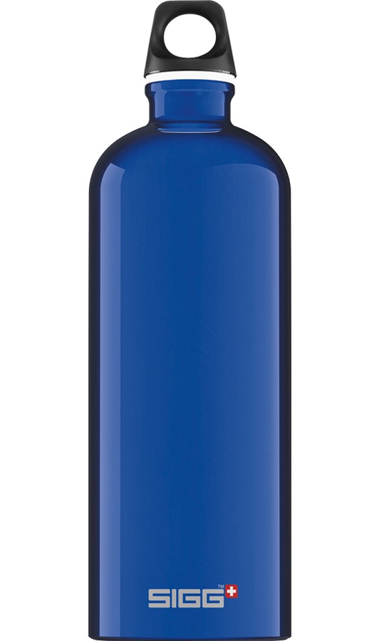 Sigg Traveller 1.0l Water Bottle Dark Blue | 236-QHWXLV