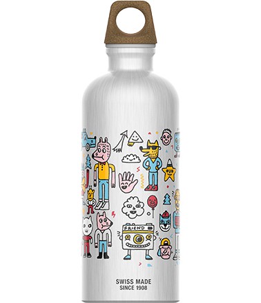 Sigg Traveller Myplanet Friends 0.6l Kids Water Bottle | 083-SDAGVQ