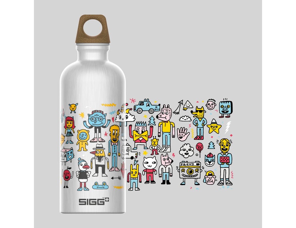 Sigg Traveller Myplanet Friends 0.6l Kids Water Bottle | 083-SDAGVQ