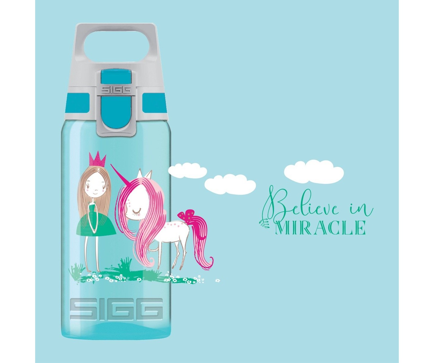 Sigg Viva One Believe In Miracles 0.5l Kids Water Bottle | 290-RBUMNL