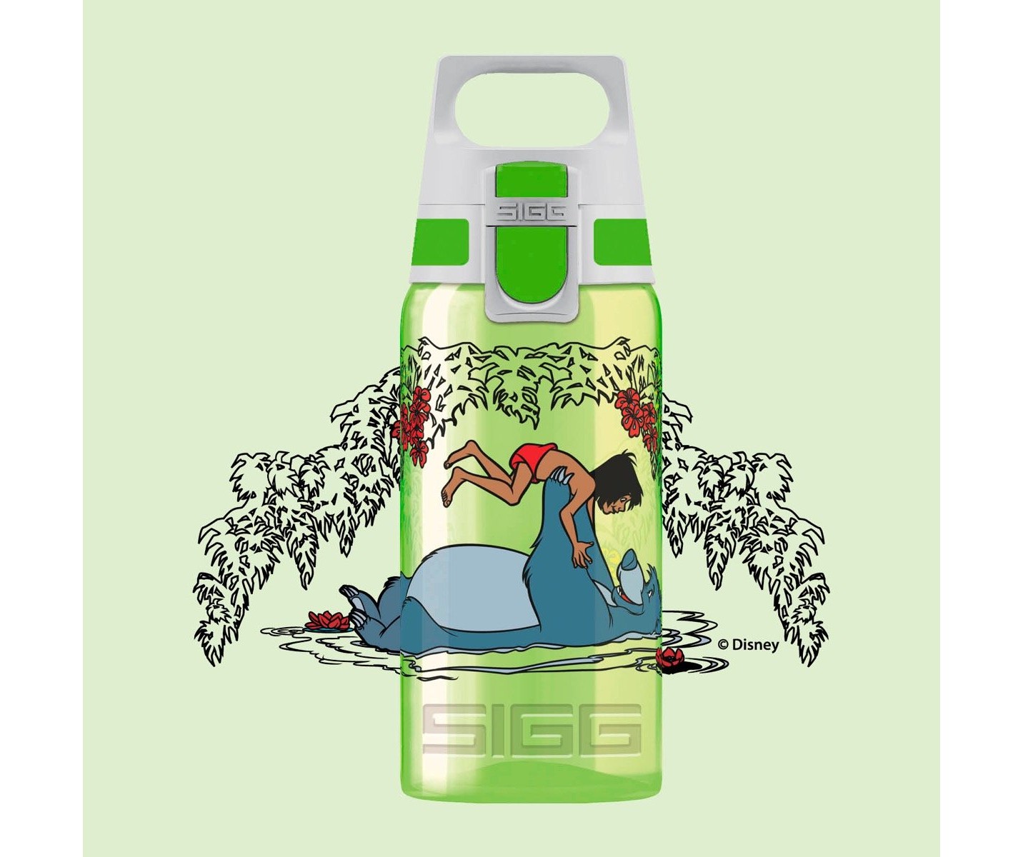 Sigg Viva One Jungle Book 0.5l Kids Water Bottle Green | 104-GWHEFB