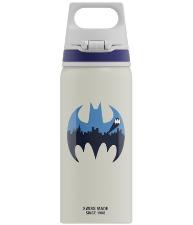 Sigg Wmb One Batman Into Action 0.6l Kids Water Bottle White | 940-RJYQBO