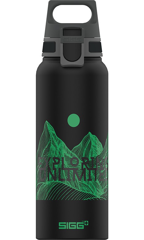 Sigg Wmb Pathfinder 1.0l Water Bottle Black | 905-GWONQR